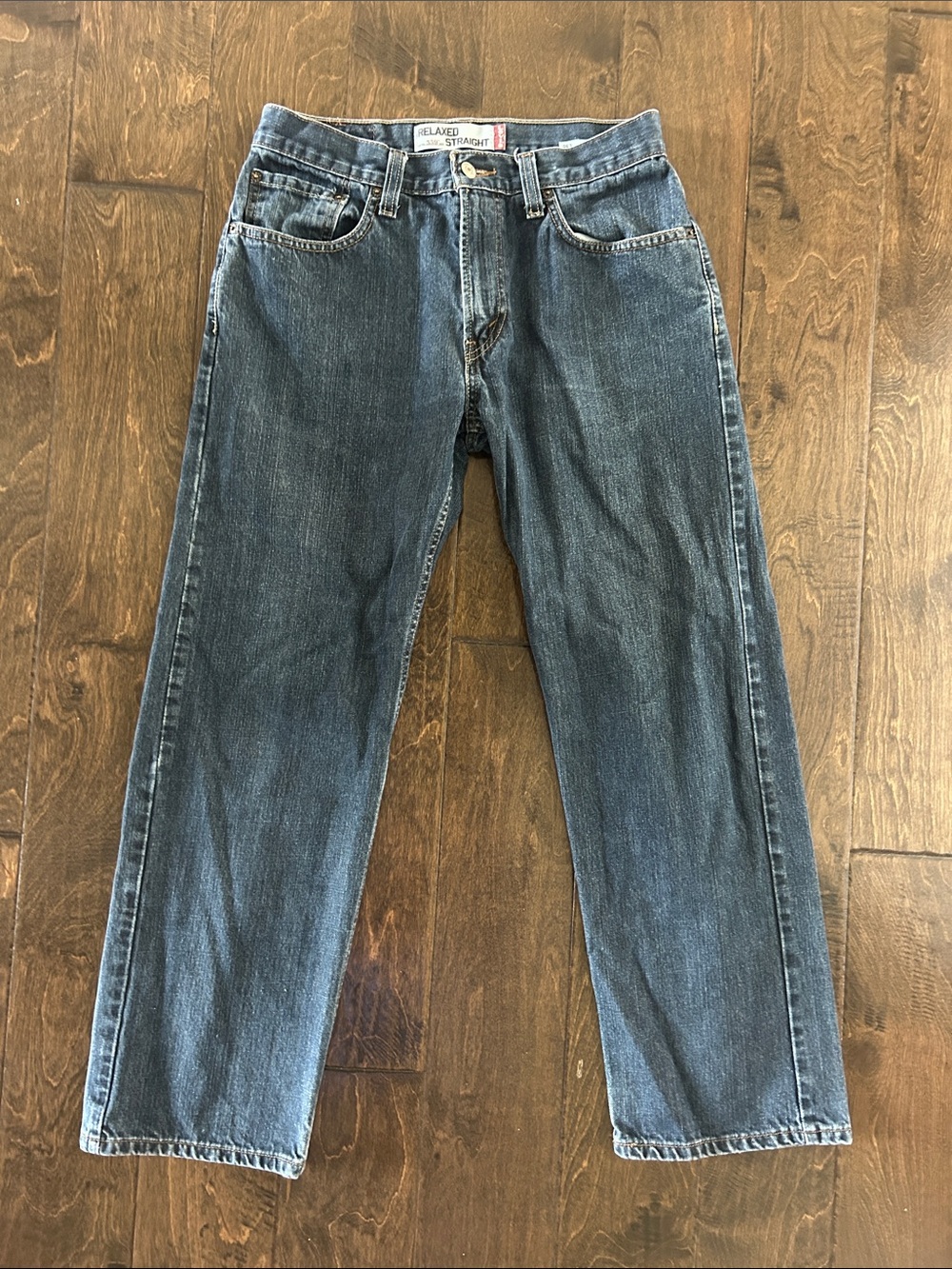 Levis 559 Relaxed Straight Leg Jeans Mens 31x30 Blue Denim Cotton